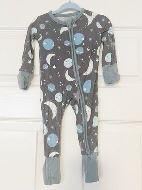 Little Sleepies Moon and Star Zippy 0-3 Months